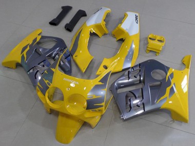 Compra Carenados Moto Honda CBR250RR MC19 1988-1989 - Blanco Amarillo Plata
