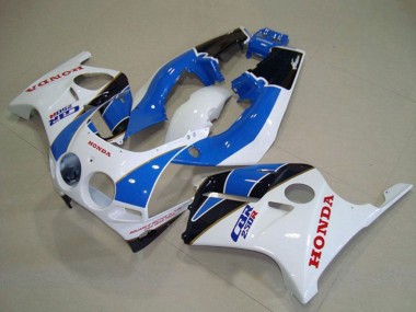 Compra Carenados Moto Honda CBR250RR MC19 1988-1989 - Blanco Azul Claro Negro Brillante