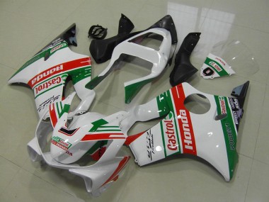 Compra Carenados Moto Honda CBR600 F4i 2001-2003 - Blanco Rojo Verde Castrol