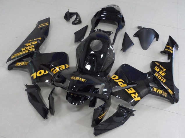 Compra Carenados Moto Honda CBR600RR 2003-2004 - Negro Brillante Oro Repsol