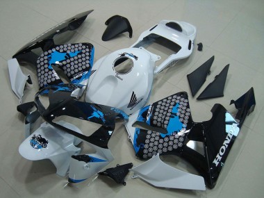 Compra Carenado Moto Honda CBR600RR 2003-2004 - Blanco Azul Negro Brillante