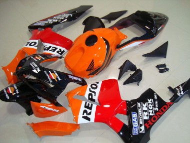 Compra Kit Carenados Moto Honda CBR600RR 2003-2004 - Naranja Blanco Rojo Negro Brillante Repsol
