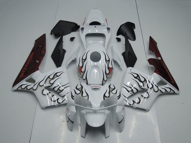 Compra Carenado Moto Honda CBR600RR 2005-2006 - Blanco Negro Llama