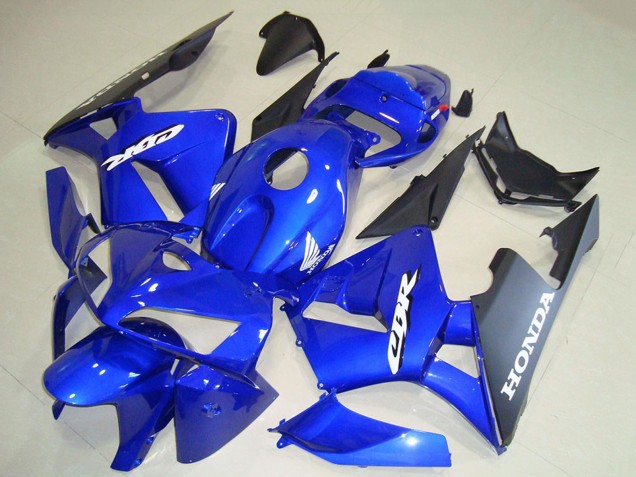 Compra Carenados Moto Honda CBR600RR 2005-2006 - Azul Negro Blanco Calcomanía