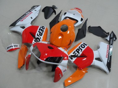 Compra Carenado Moto Honda CBR600RR 2005-2006 - Naranja Blanco Rojo Negro Brillante Repsol