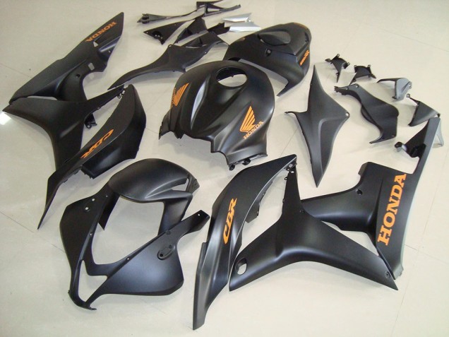 Compra Carenados Moto Honda CBR600RR 2007-2008 - Negro Mate Oro Calcomanías
