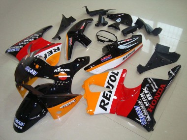 Compra Carenados Moto Honda CBR900RR 919 1998-1999 - Naranja Blanco Rojo Negro Brillante Repsol