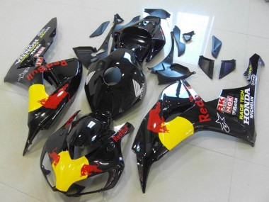 Compra Carenados Moto Honda CBR1000RR 2006-2007 - Negro Brillante Amarillo Rojo Bull