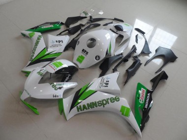 Compra Carenados Moto Honda CBR1000RR 2012-2016 - Blanco Verde Negro Brillante Hannspree