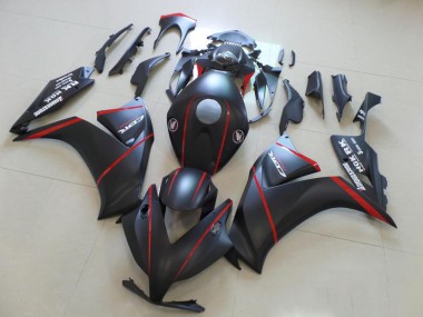 Compra Carenados Moto Honda CBR1000RR 2012-2016 - Negro Mate Rojo Raya