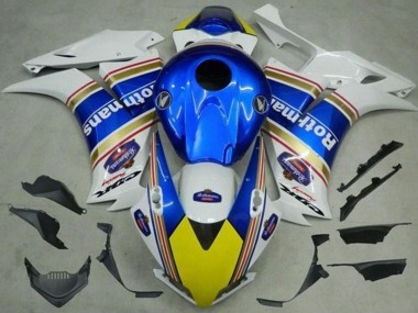 Compra Carenados Moto Honda CBR1000RR 2012-2016 - Blanco Azul Amarillo Rothmans