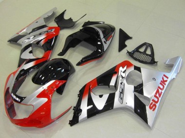 Compra Carenados Moto Suzuki GSXR 1000 2000-2002 - Plata Rojo Negro Brillante