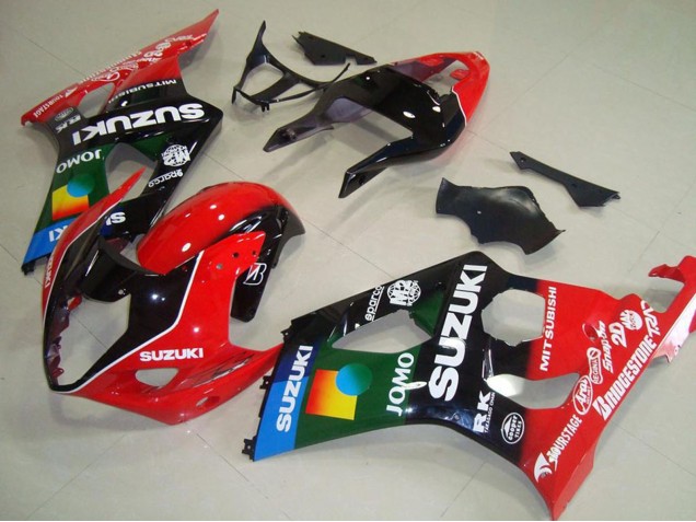 Compra Carenados Moto Suzuki GSXR 1000 2003-2004 - Rojo Negro Azul Verde JOMO Pepephone