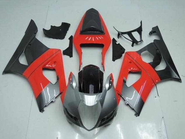 Compra Carenado Moto Suzuki GSXR 1000 2003-2004 - Rojo Plata Negro