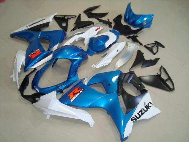 Compra Carenados Moto Suzuki GSXR 1000 2009-2016 - Azul Claro Blanco Negro OEM Estilo