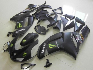 Compra Carenados Moto Kawasaki ZX6R 2007-2008 - Negro Mate Monstruo