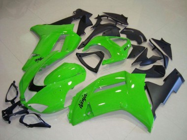 Compra Carenados Moto Kawasaki ZX6R 2007-2008 - Verde Negro Mate