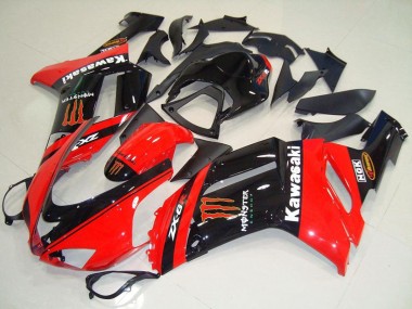 Compra Carenados Moto Kawasaki ZX6R 2007-2008 - Monstruo In Rojo