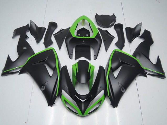 Compra Carenado Moto Kawasaki ZX10R 2006-2007 - Verde Negro Mate