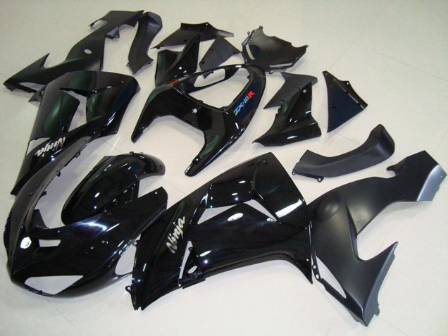 Compra Carenados Moto Kawasaki ZX10R 2006-2007 - Negro Brillante Negro Mate Blanco Ninja