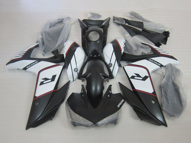 Compra Carenados Moto Yamaha YZF R3 2015-2018 - Blanco Negro Mate