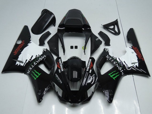 Compra Carenados Moto Yamaha YZF R1 2000-2001 - Negro Brillante Blanco Rojo Verde Monstruo