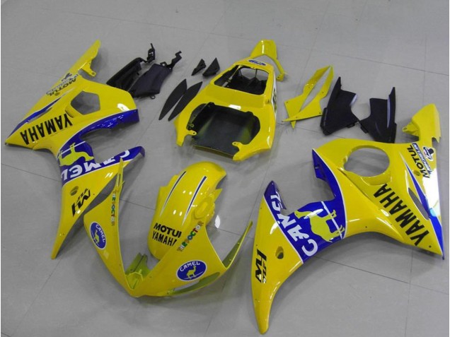 Compra Carenados Moto Yamaha YZF R6 2003-2004 - Amarillo Azul Camello