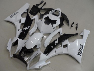 Compra Carenados Moto Yamaha YZF R6 2006-2007 - Blanco Negro Brillante