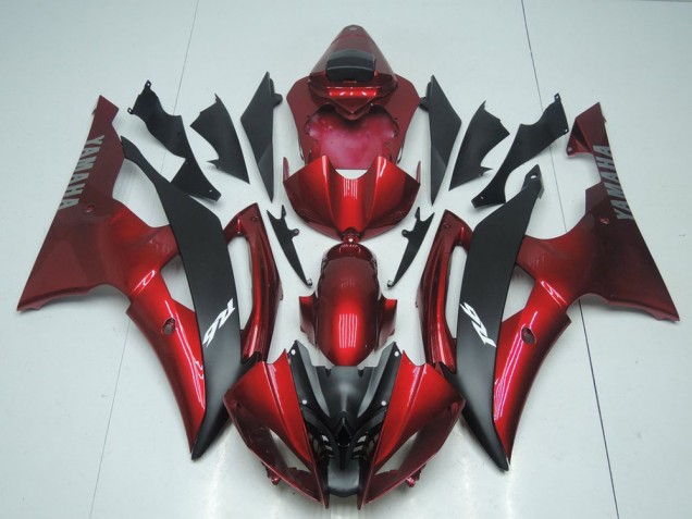 Compra Carenado Moto Yamaha YZF R6 2008-2016 - Rojo Negro Mate