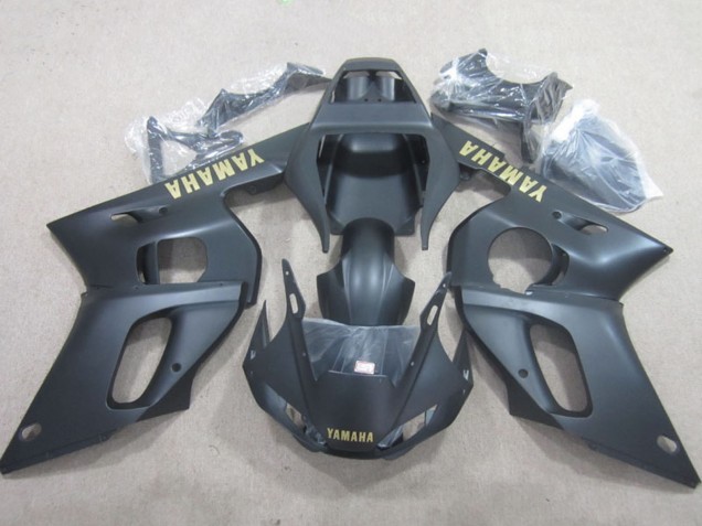 Compra Carenados Moto Yamaha YZF R6 1998-2002 - Negro Mate Amarillo Calcomanía