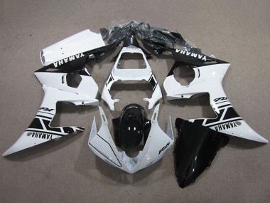 Compra Kits Carenados Moto Yamaha YZF R6 2003-2004 - Blanco Negro Brillante