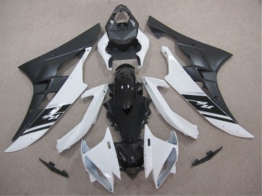 Compra Carenados Moto Yamaha YZF R6 2006-2007 - Blanco Negro Brillante Negro Mate