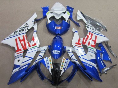 Compra Carenados Moto Yamaha YZF R6 2008-2016 - Blanco Azul Rojo Motul Fiat