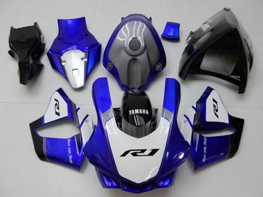 Compra Carenados Moto Yamaha YZF R1 2015-2019 - Blanco Azul Negro Brillante