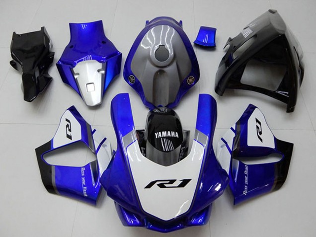 Compra Carenados Moto Yamaha YZF R1 2015-2019 - Blanco Azul Negro Brillante