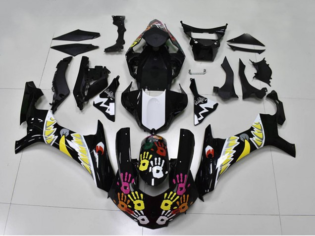 Compra Carenados Moto Yamaha YZF R1 2015-2019 - Negro Blanco Amarillo Rosa Tiburón