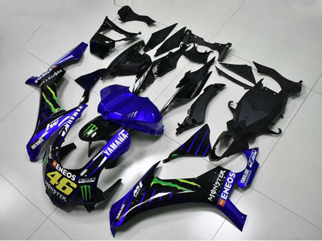Compra Carenados Moto Yamaha YZF R1 2015-2019 - Azul Blanco Negro Verde ENEOS Monstruo M1 46