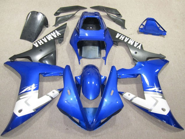 Compra Carenados Moto Yamaha YZF R1 2002-2003 - Azul Blanco Negro Mate