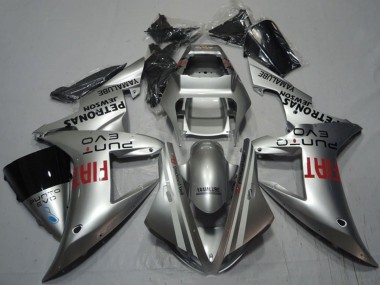 Compra Carenados Moto Yamaha YZF R1 2002-2003 - Plata Rojo Fiat