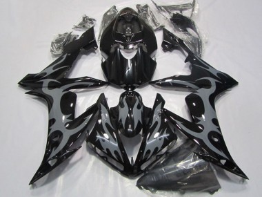 Compra Carenados Moto Yamaha YZF R1 2004-2006 - Negro Brillante Gris Llama