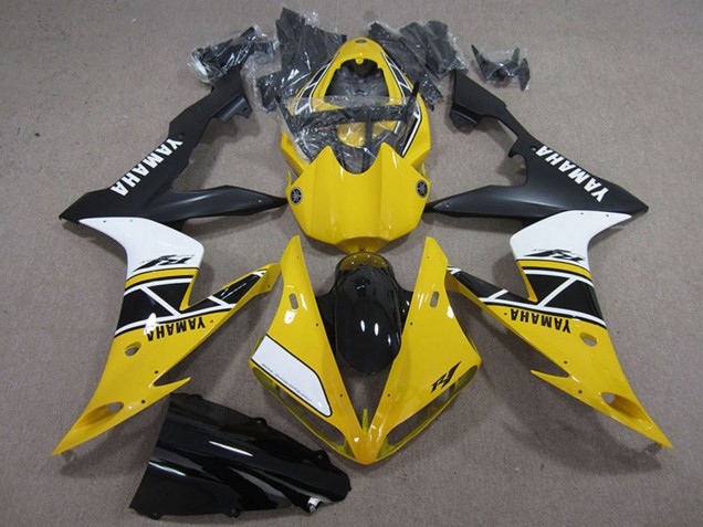 Compra Carenados Moto Yamaha YZF R1 2004-2006 - Amarillo Blanco Negro