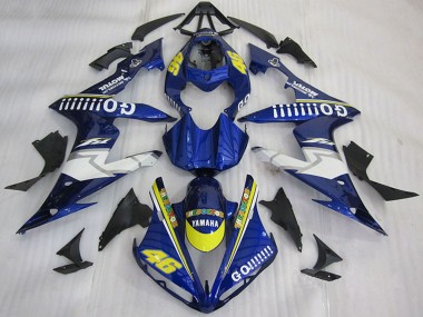 Compra Carenados Moto Yamaha YZF R1 2004-2006 - Azul Amarillo Blanco Go 46