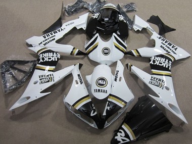 Compra Carenados Moto Yamaha YZF R1 2004-2006 - Blanco Negro Lucky Strike