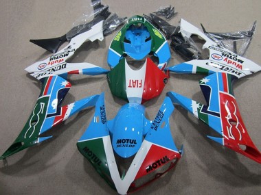Compra Carenados Moto Yamaha YZF R1 2004-2006 - Blanco Azul Rojo Verde Blanco Fiat Motul