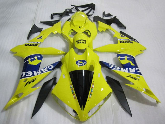 Compra Carenados Moto Yamaha YZF R1 2004-2006 - Amarillo Azul Negro Blanco Camello Motul