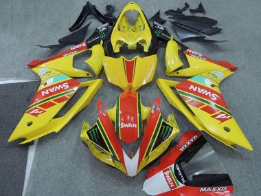 Compra Carenados Moto Yamaha YZF R1 2007-2008 - Amarillo Rojo Negro Blanco Swan