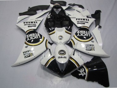 Compra Carenados Moto Yamaha YZF R1 2009-2011 - Blanco Negro Lucky Strike