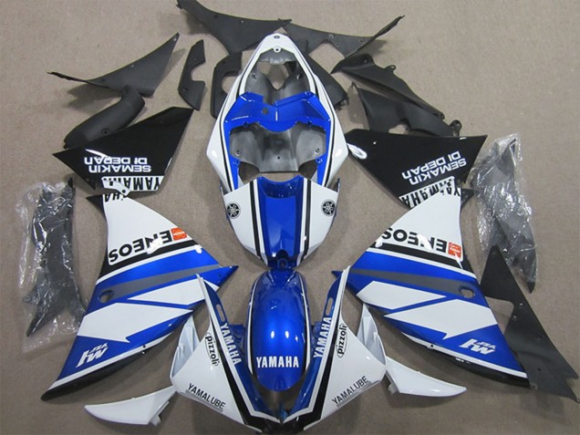 Compra Carenados Moto Yamaha YZF R1 2009-2011 - Blanco Azul Negro ENEOS Yamalube M1 Semakin Didepan