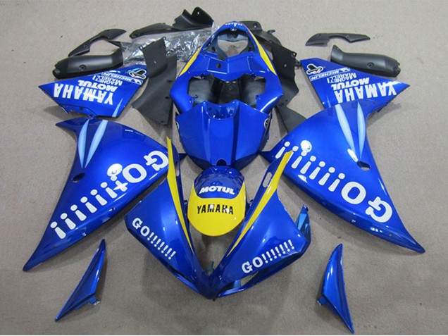 Compra Carenados Moto Yamaha YZF R1 2009-2011 - Azul Amarillo Blanco Go