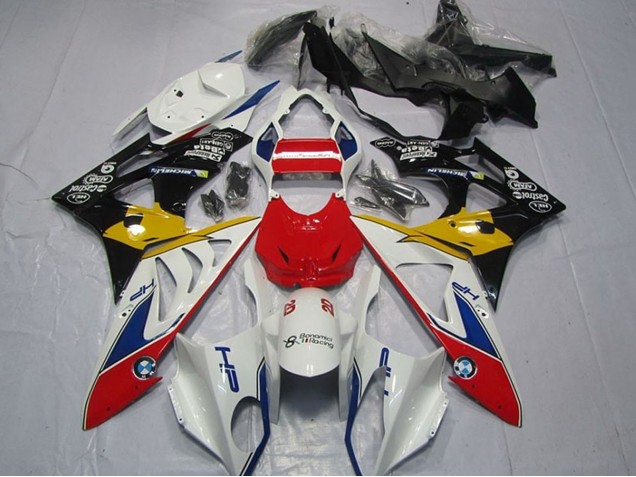 Compra Carenados Moto BMW S1000RR 2009-2014 - Blanco Rojo Amarillo Azul Negro HP Castrol